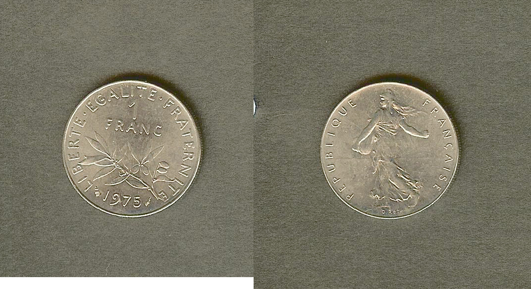 1 franc Semeuse, nickel 1975 Pessac SPL